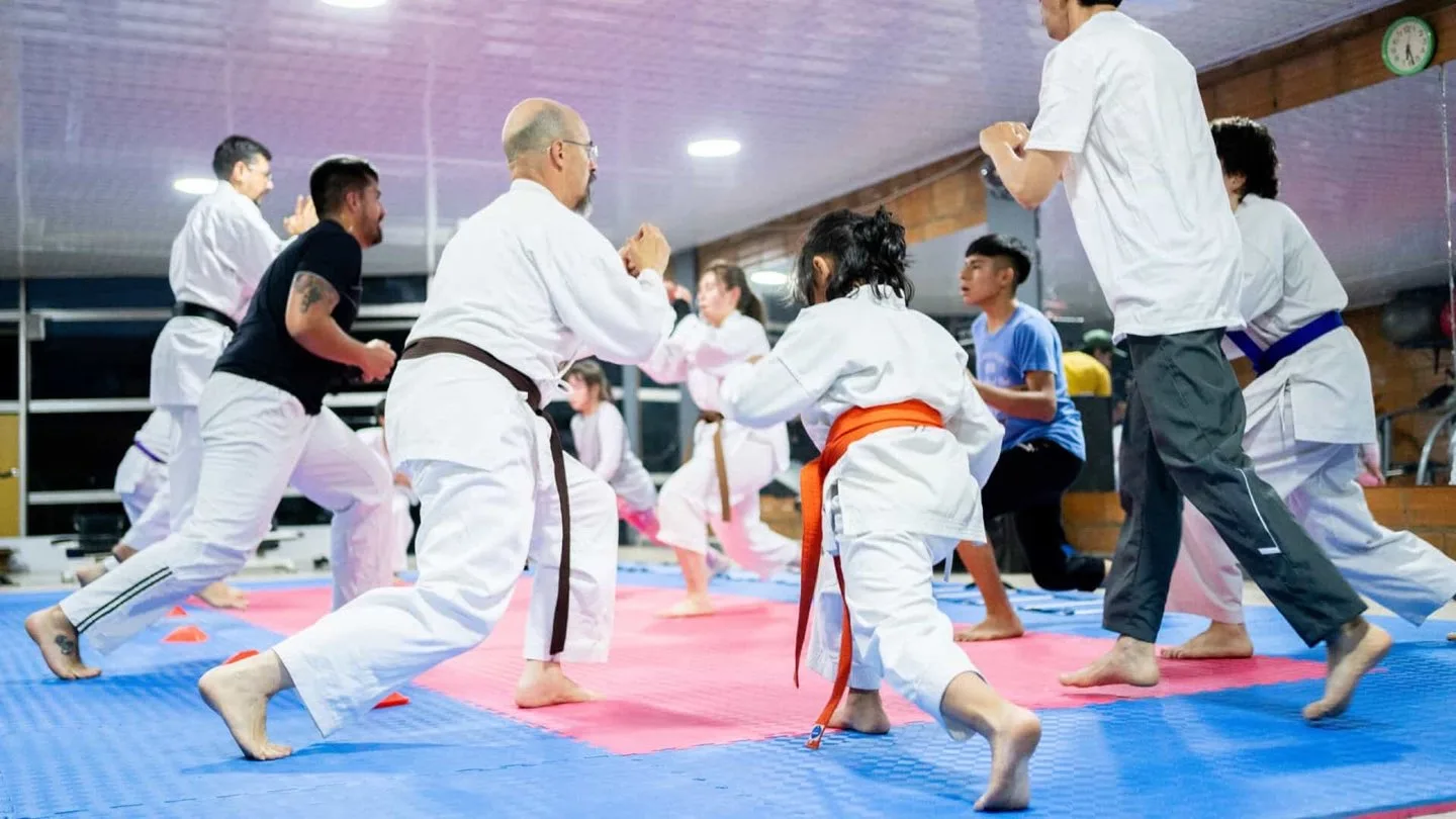 A martial-arts class training at a ClubRight academy