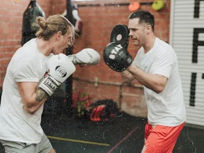 Boxers training at a ClubRight member club