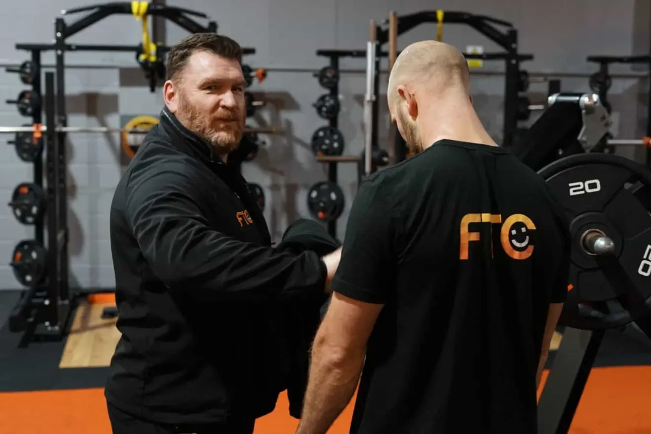 Coaching on the floor at a ClubRight member gym